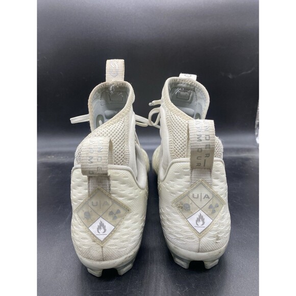 Under Armour UA Spotlight Lux White Men\'s size 13 Football Cleats 3025082-100 main image 6